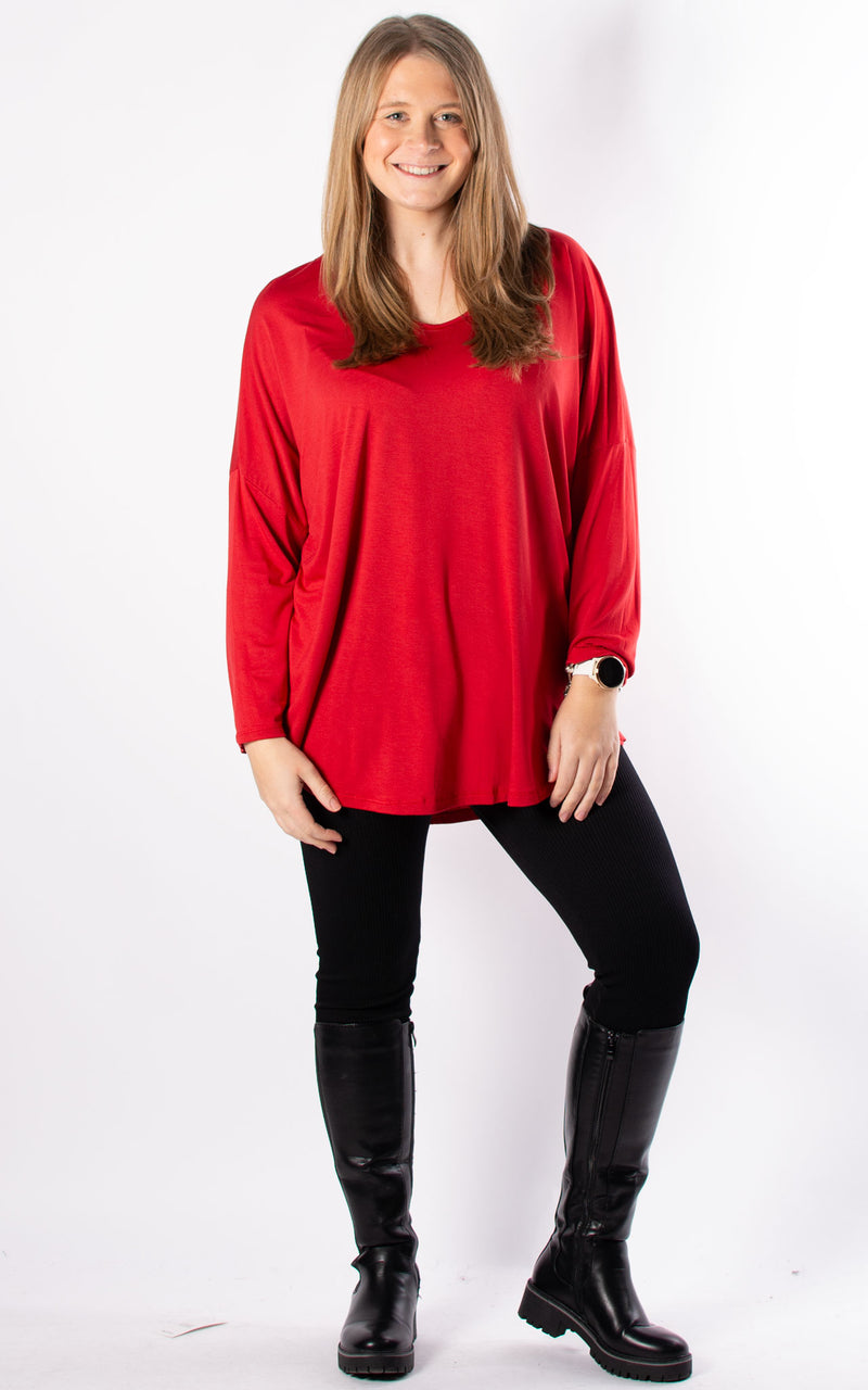 Viv Long Sleeve | Red