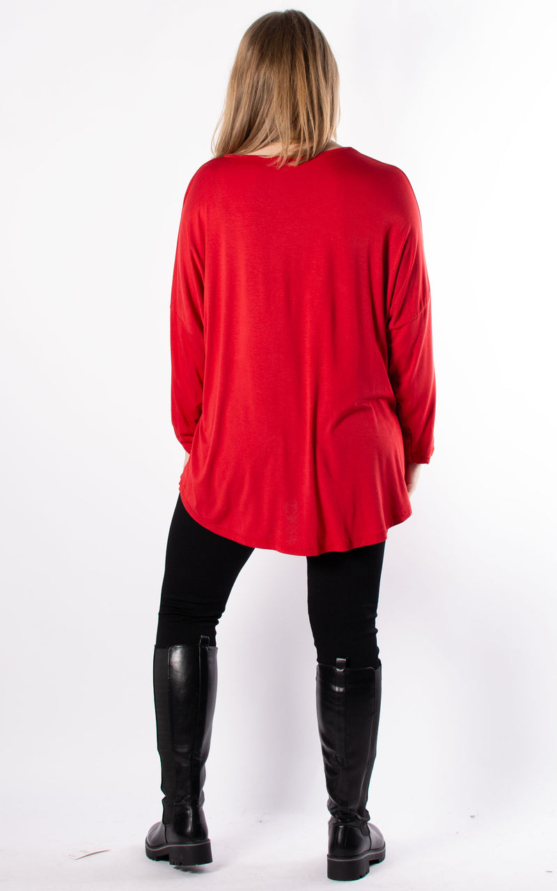 Viv Long Sleeve | Red