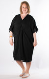 Whoopi Ring Knot Dress | Black