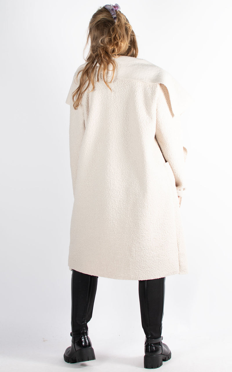 Winnie Waterfall Coat | Oat