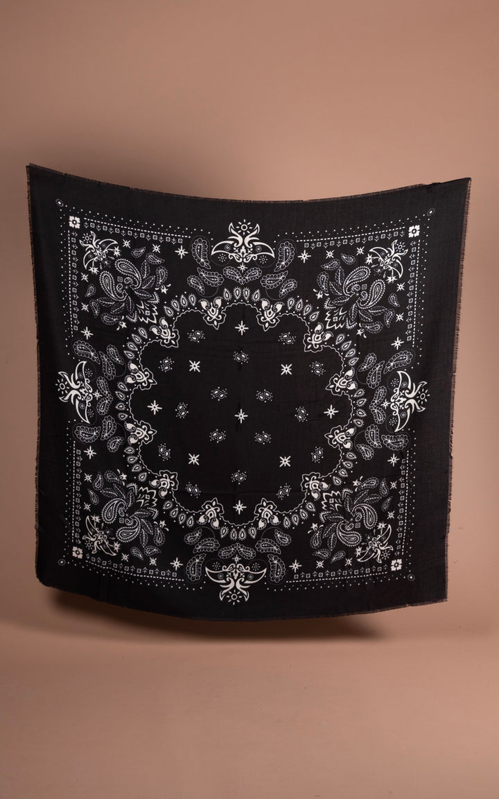 Winter Scarf | Bandana | Black