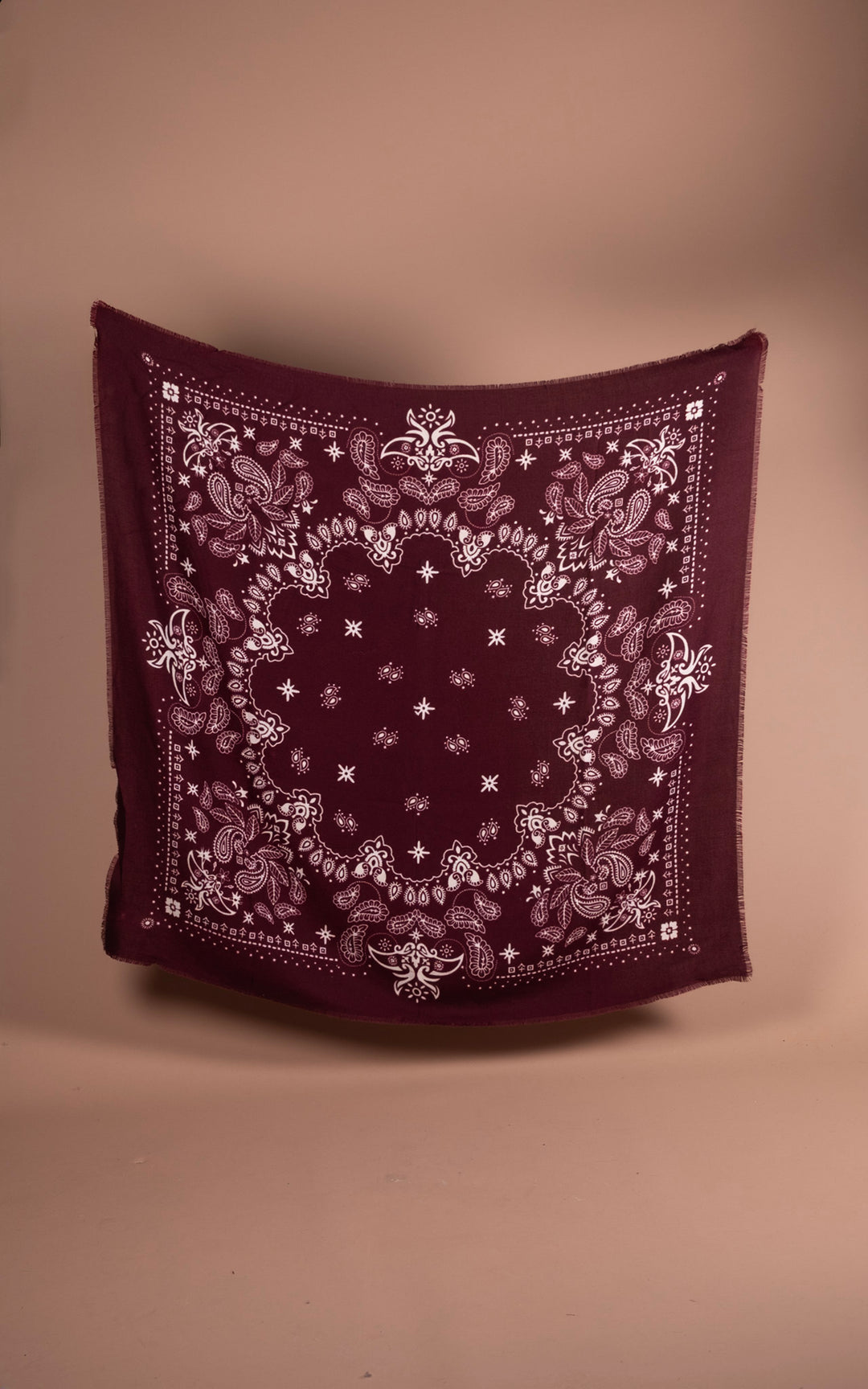 Winter Scarf | Bandana | Burgundy
