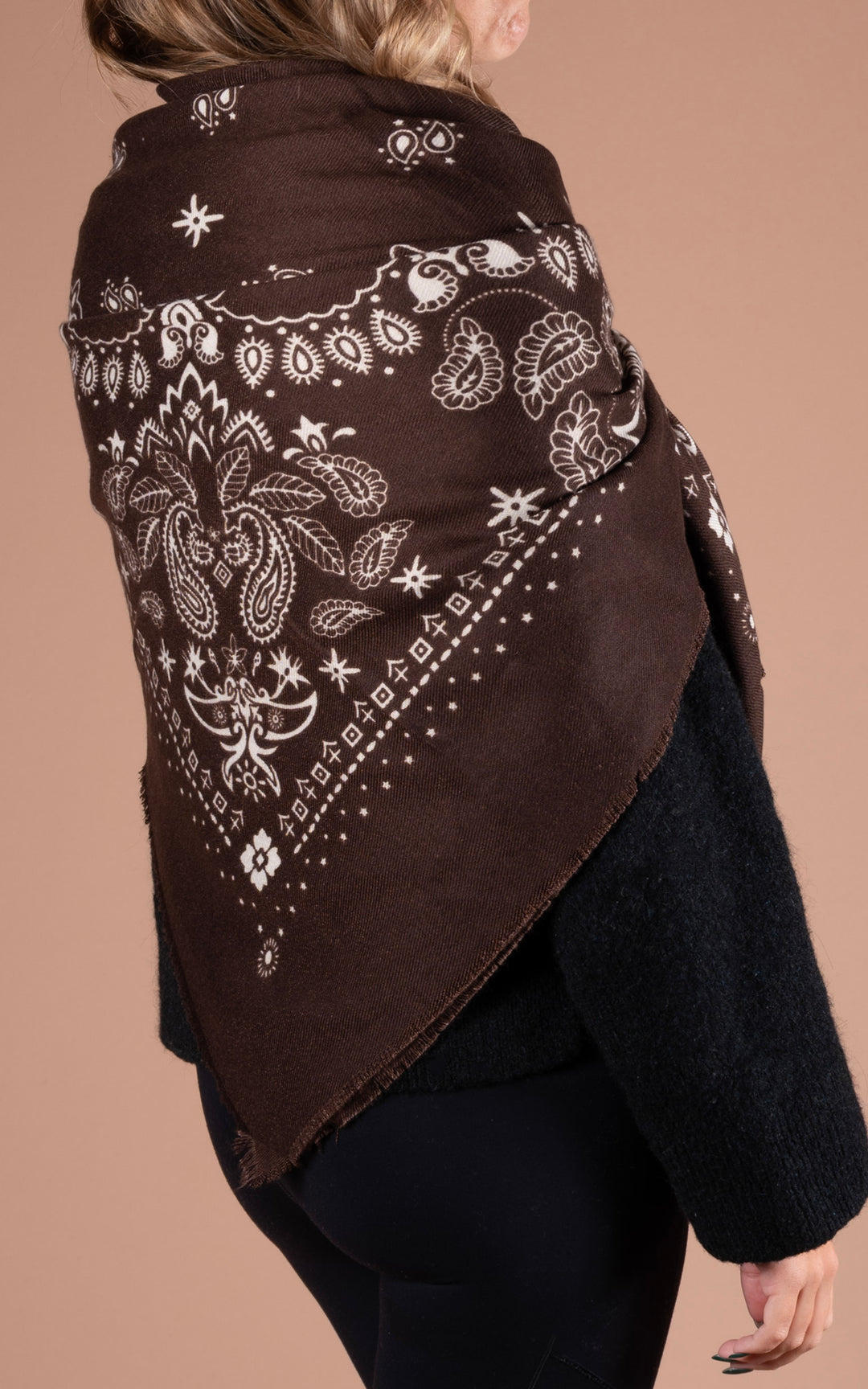 Winter Scarf | Bandana | Chocolate