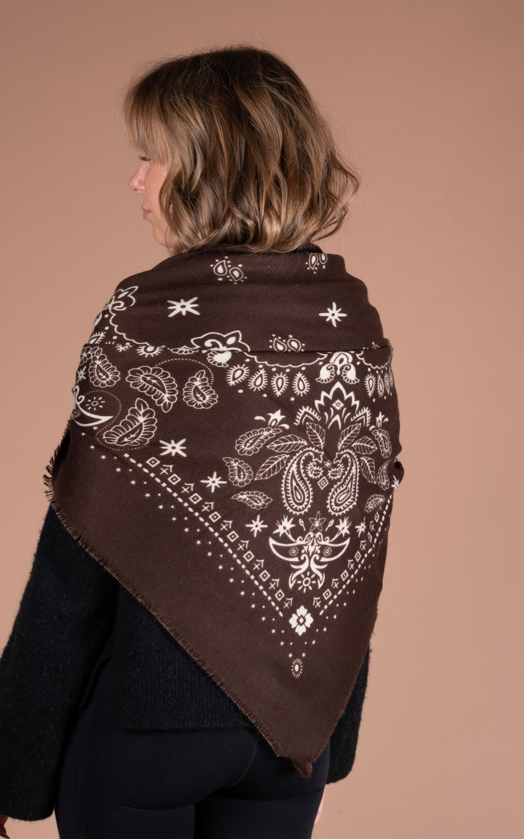 Winter Scarf | Bandana | Chocolate