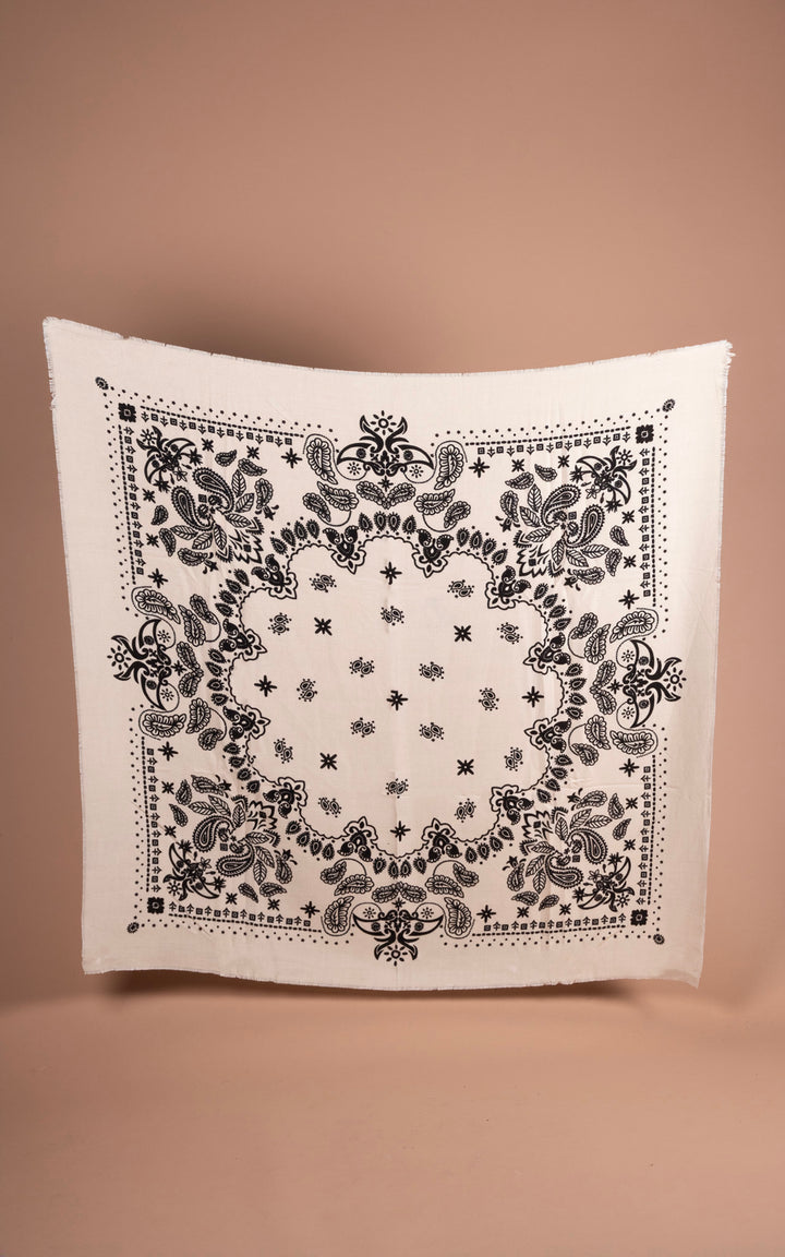 Winter Scarf | Bandana | Cream