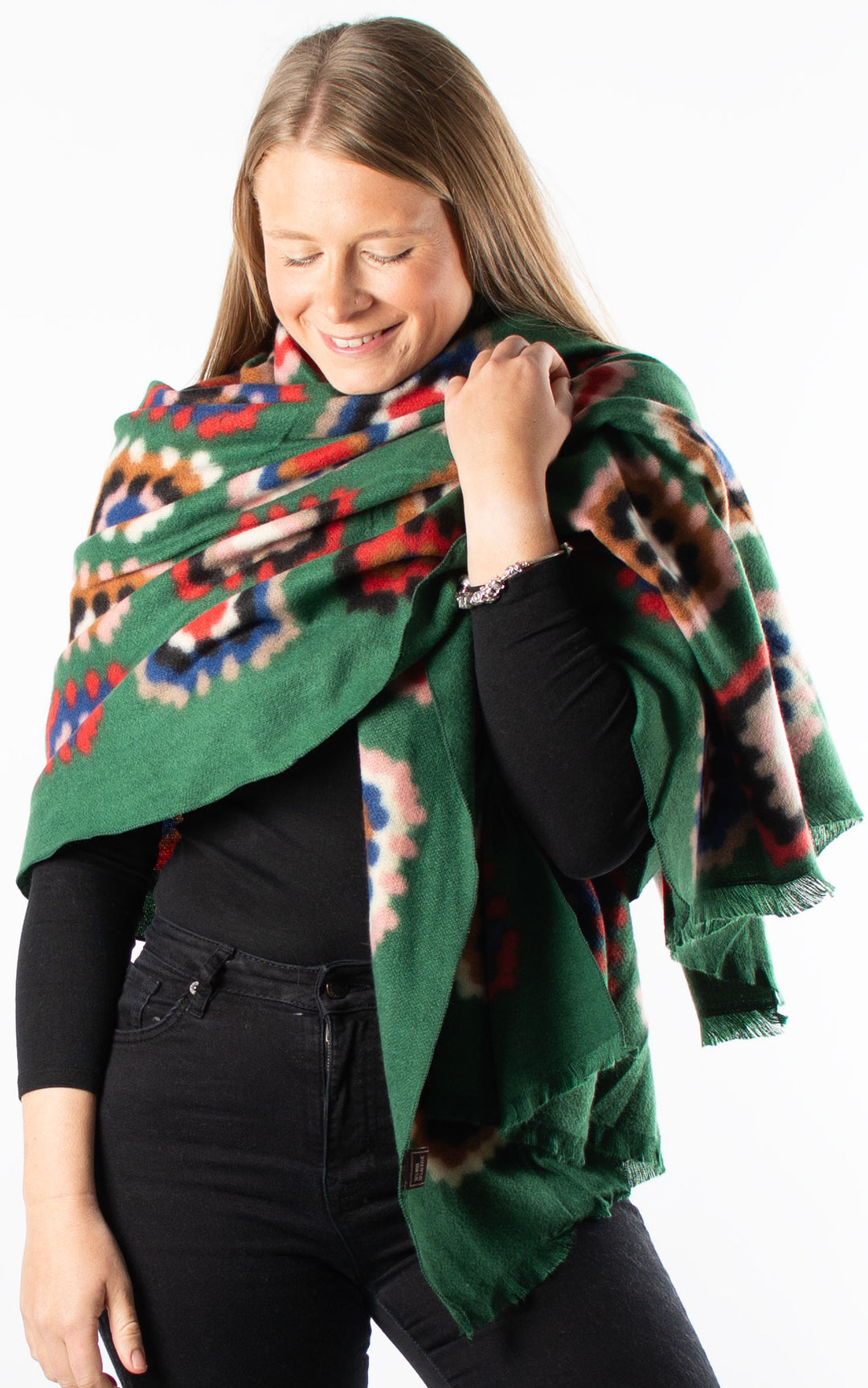 Winter Scarf | Crochet | Green