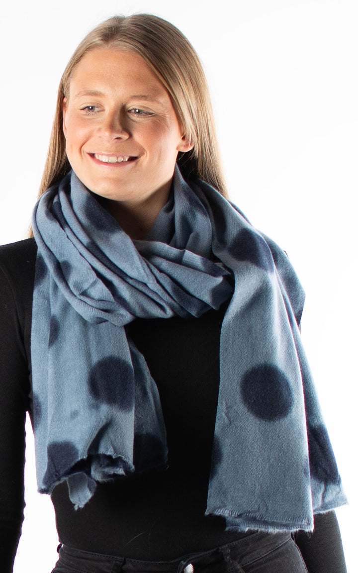 Winter Scarf | Spot | Blue