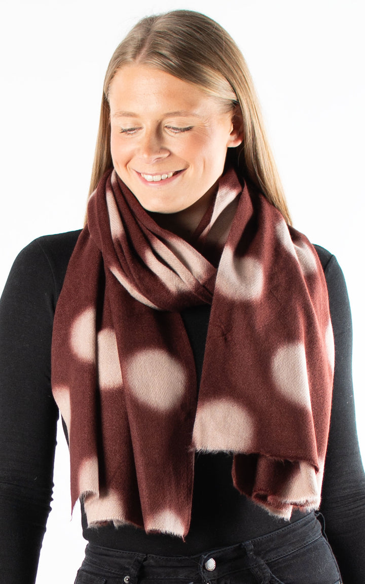 Winter Scarf | Spot | Burgundy