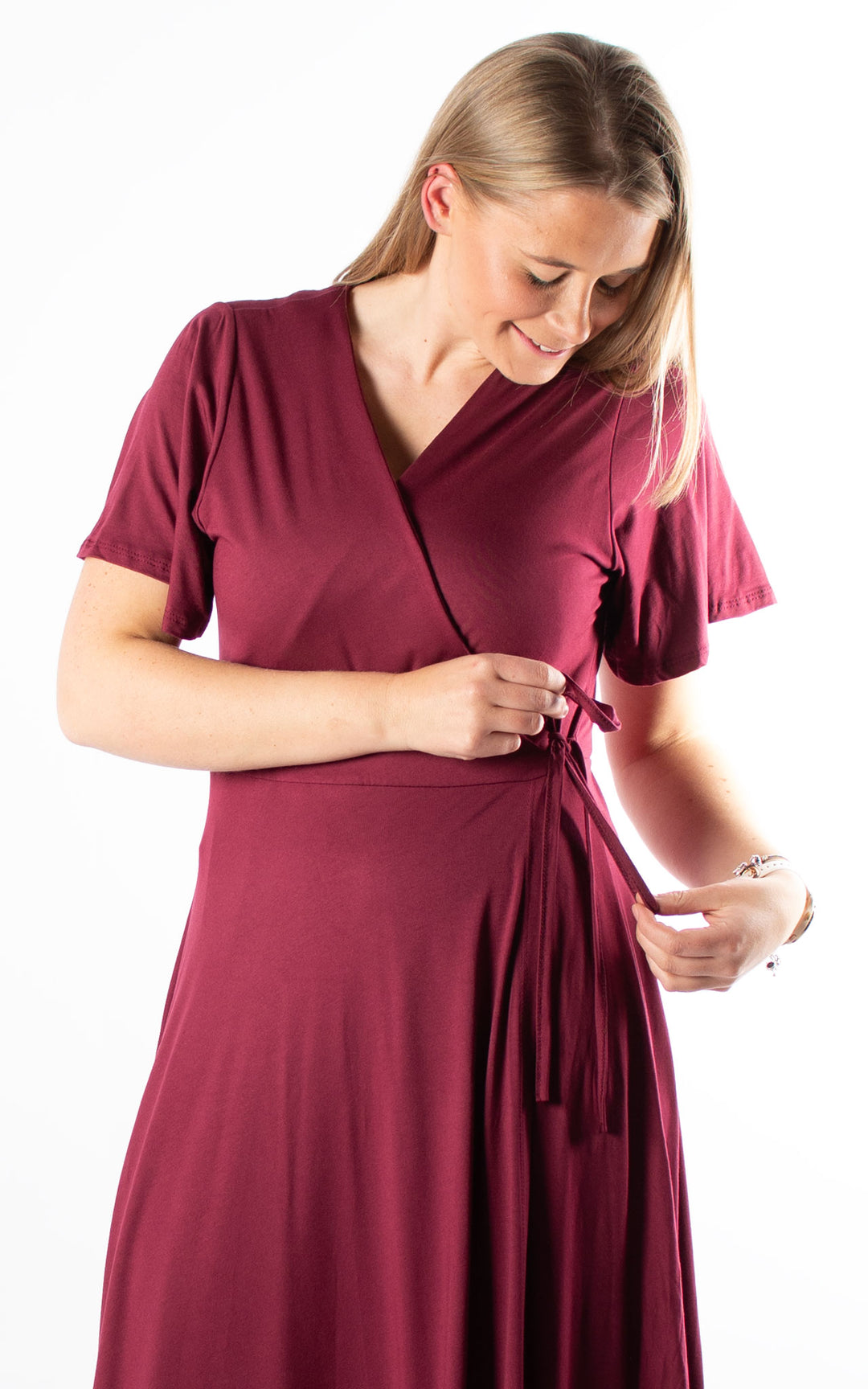 Wrap Dress | Burgundy