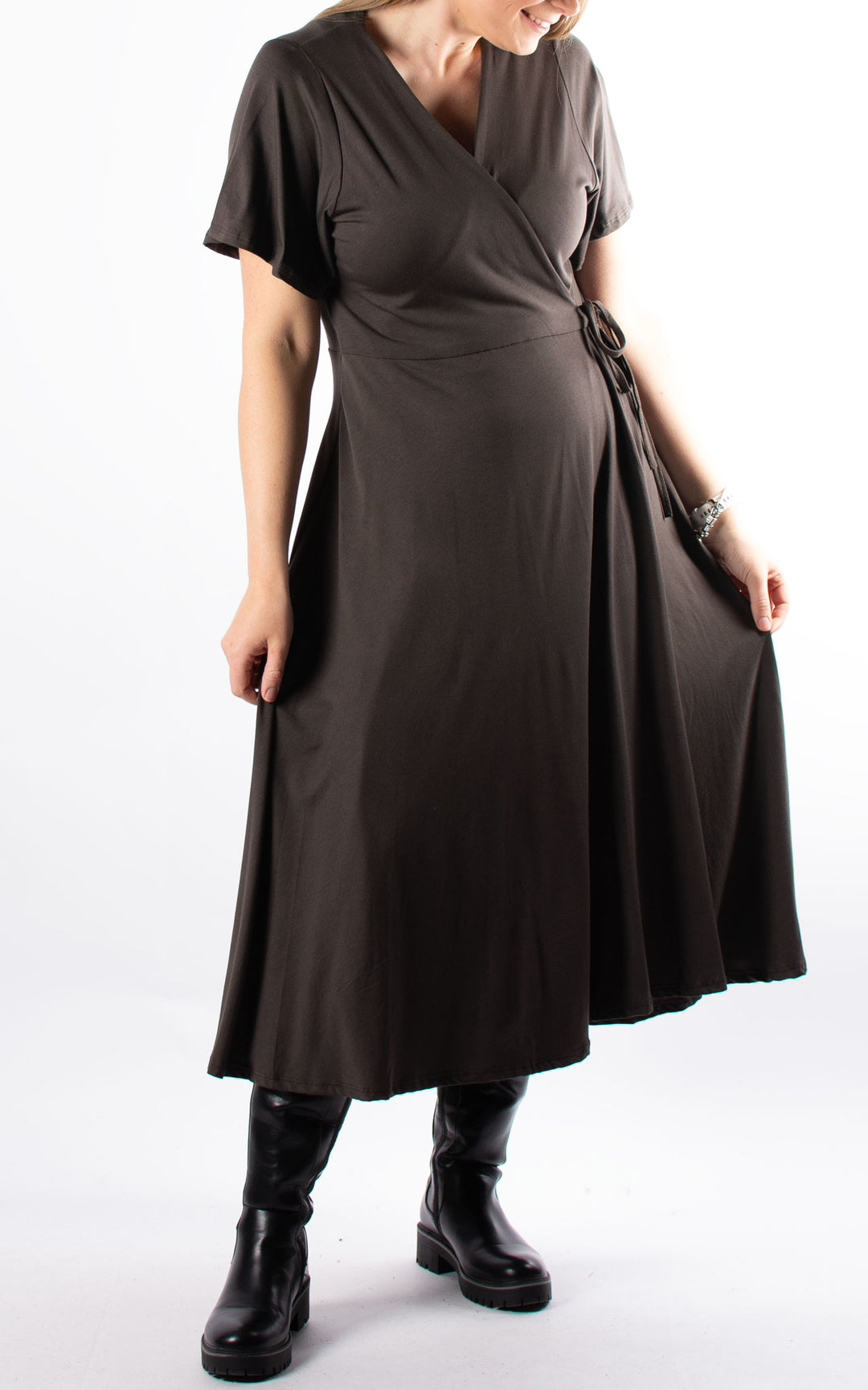 Wrap Dress | Chocolate