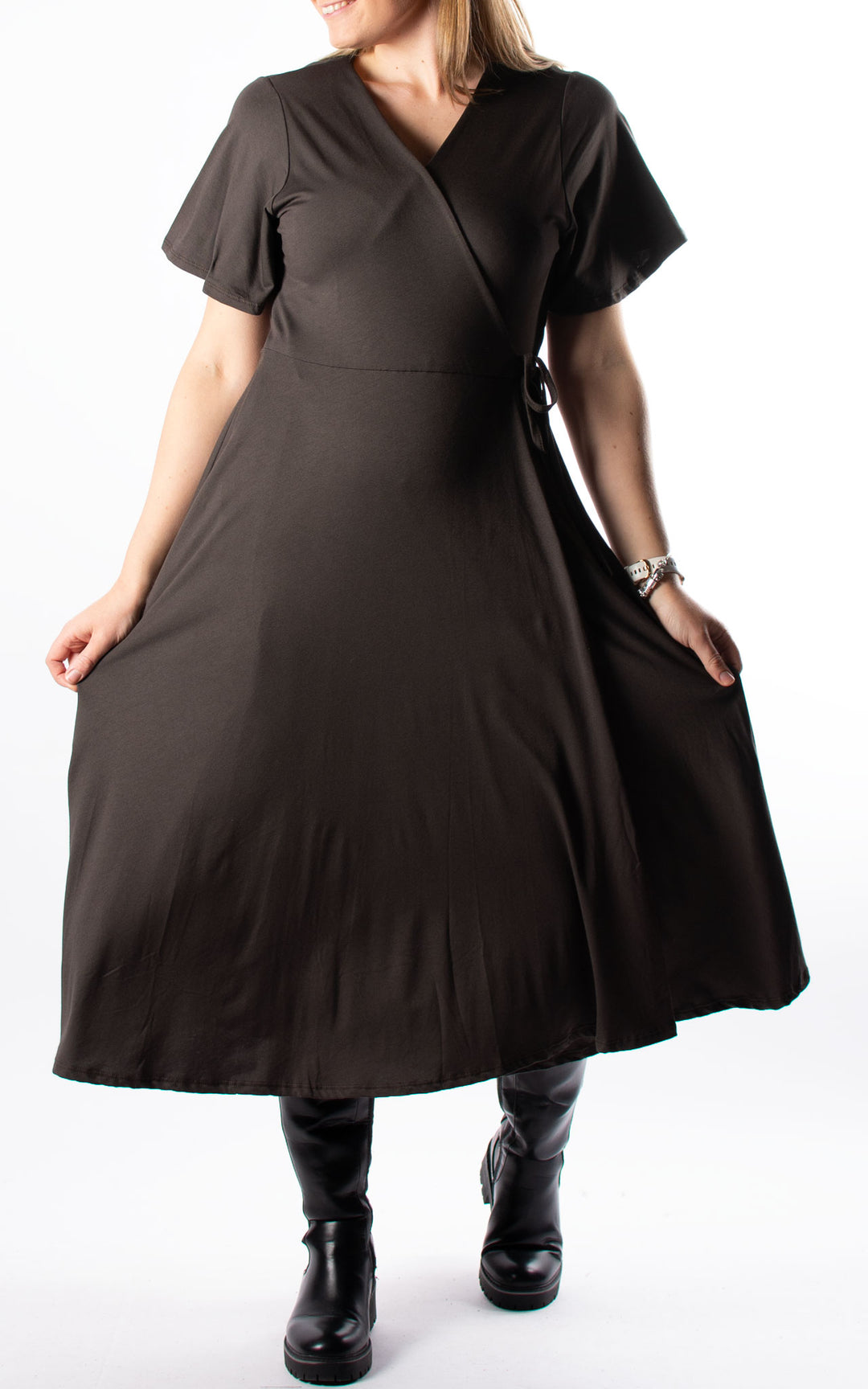 Wrap Dress | Chocolate