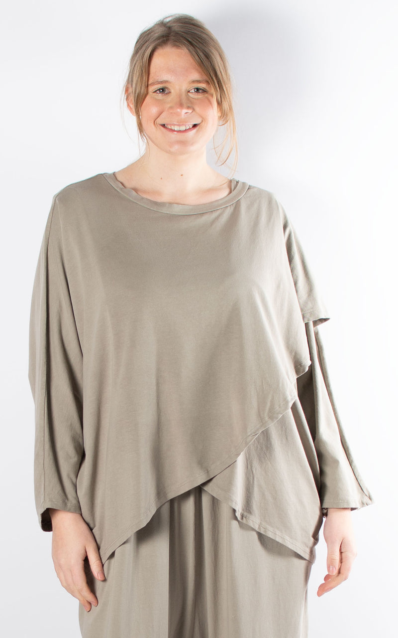 Wrap Over Top | Taupe
