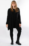 Xanthe Soft Knit Top | Black