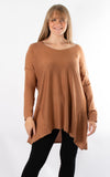 Xanthe Soft Knit Top | Camel