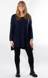 Xanthe Soft Knit Top | Navy