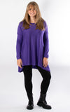 Xanthe Soft Knit Top | Purple