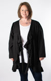 Zara Tie Front Cardigan | Black