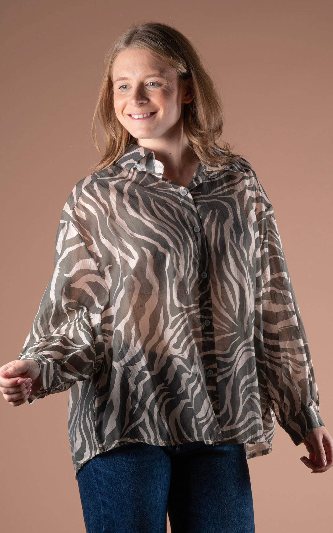 Zebra Shirt | Khaki