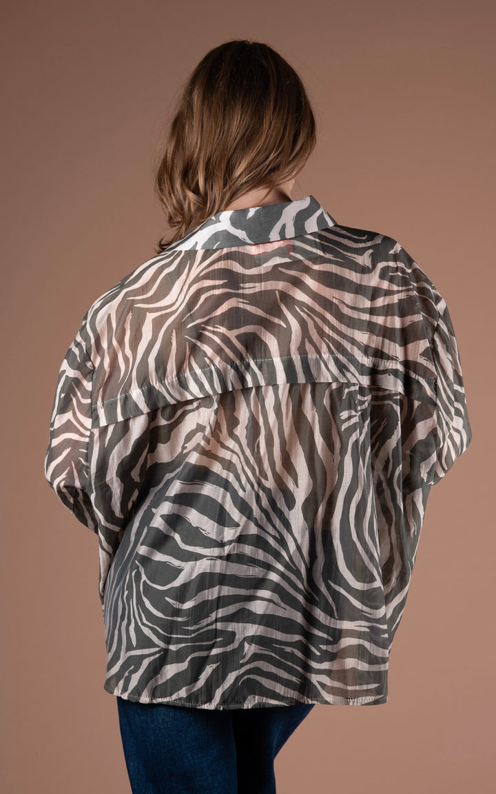 Zebra Shirt | Khaki