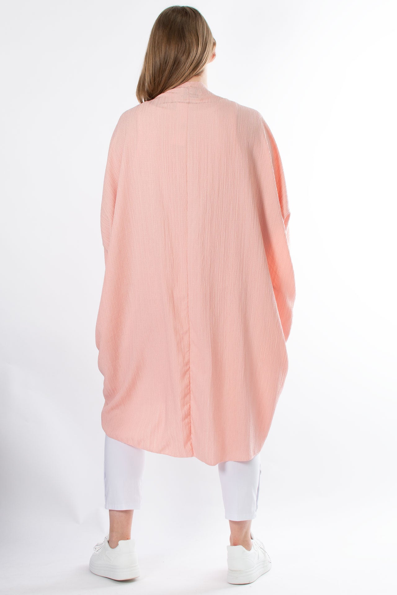 Pink waterfall cardigan best sale