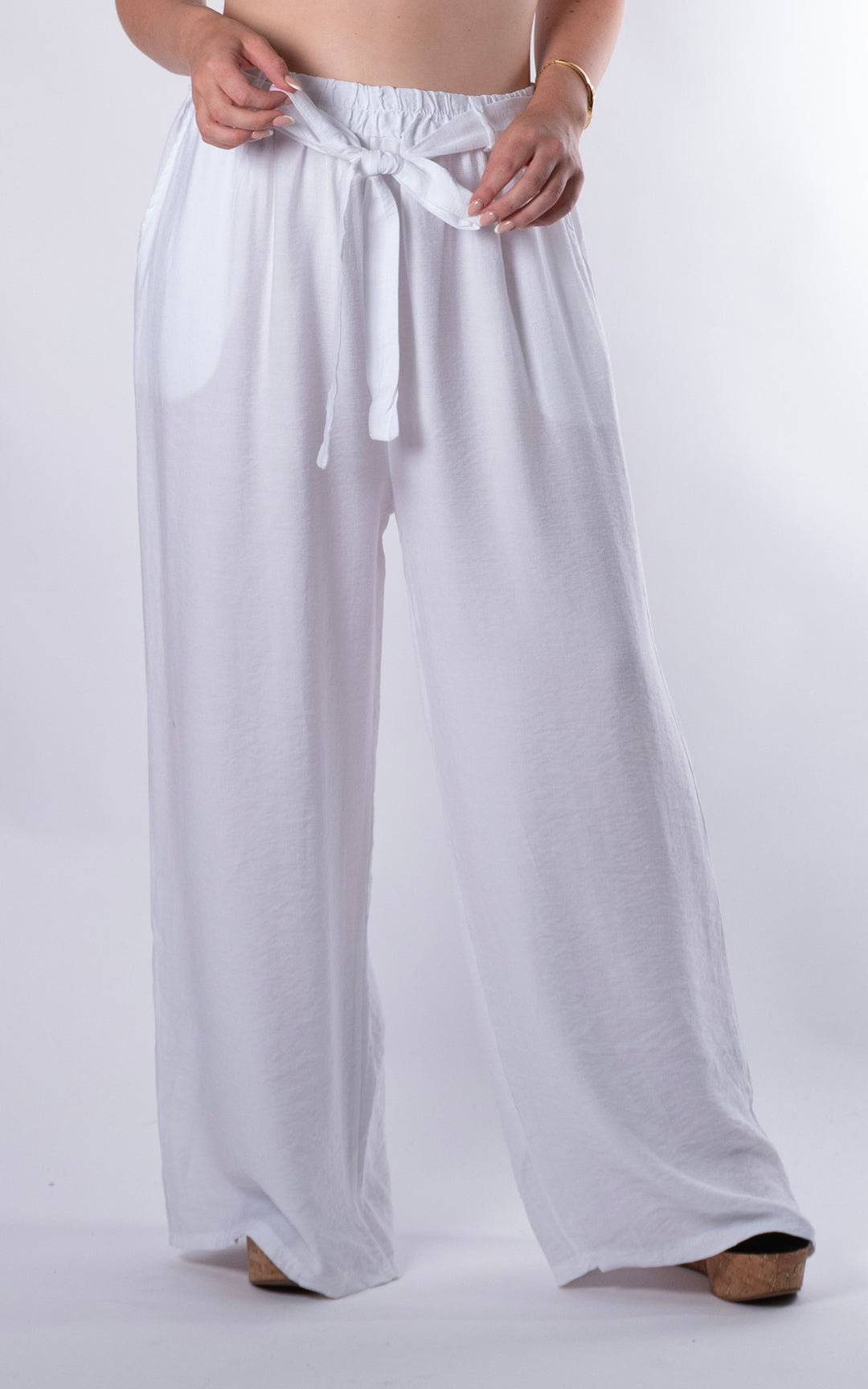 Zuri Trouser | White