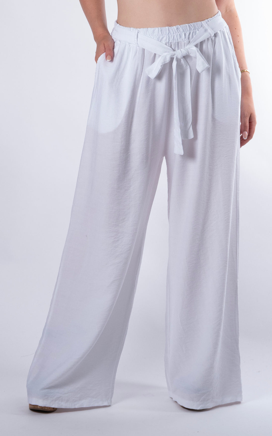 Zuri Trouser | White