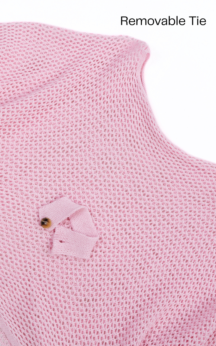 Angelina 3 Way Top | Baby Pink