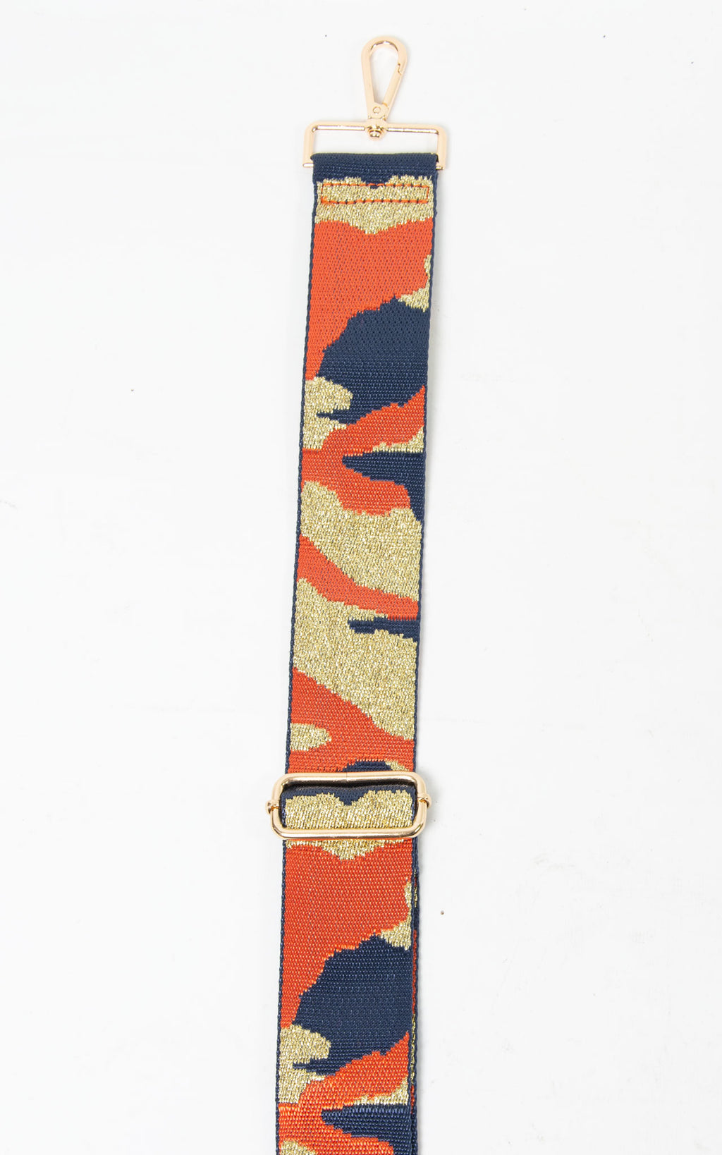 Briony Bag Strap | Camo | Orange