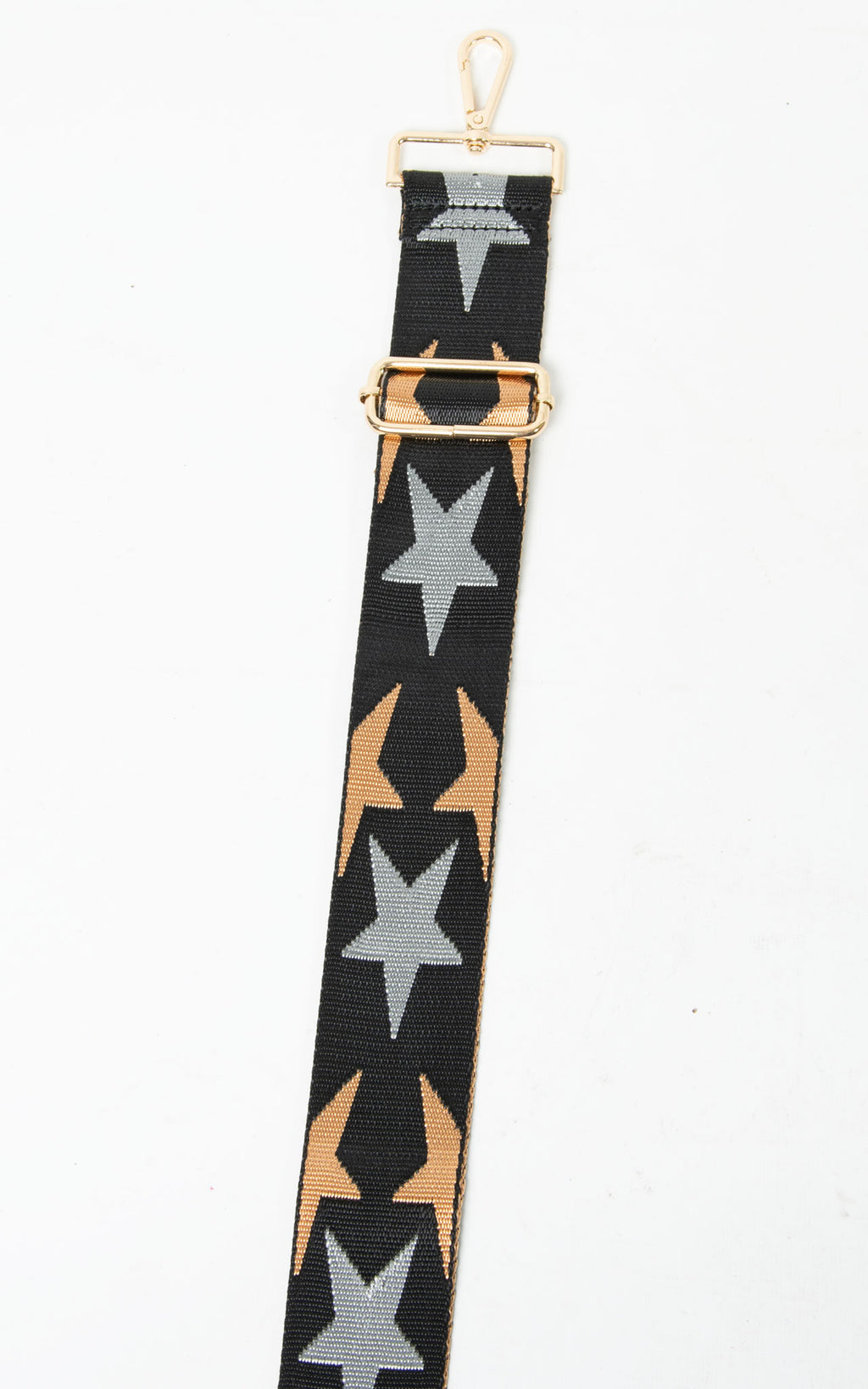 Briony Bag Strap | Large Stars | Black