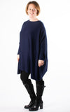 Charlotte Round Neck | Navy