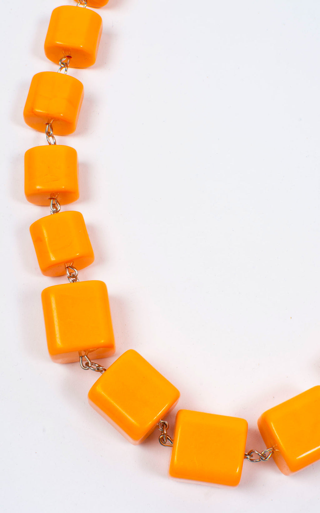 Cubic Necklace | Orange