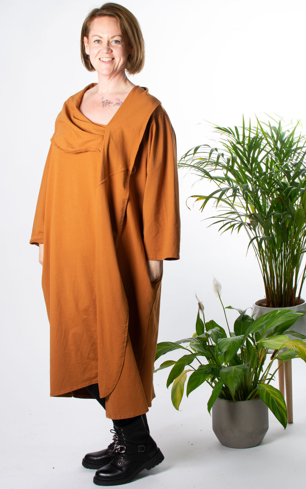 Deborah Tunic Dress | Rust