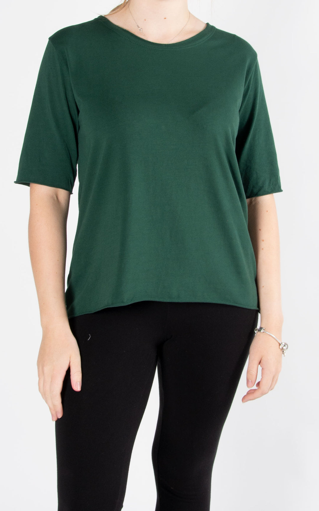 Tanya Basic T | Emerald Green
