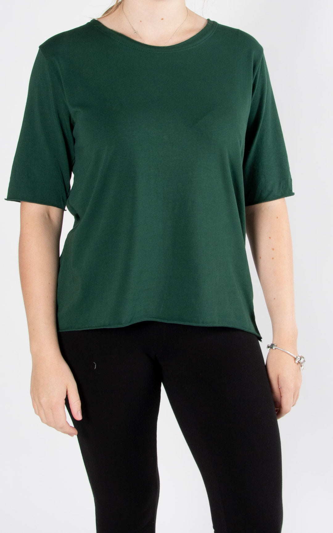 Tanya Basic T | Emerald Green