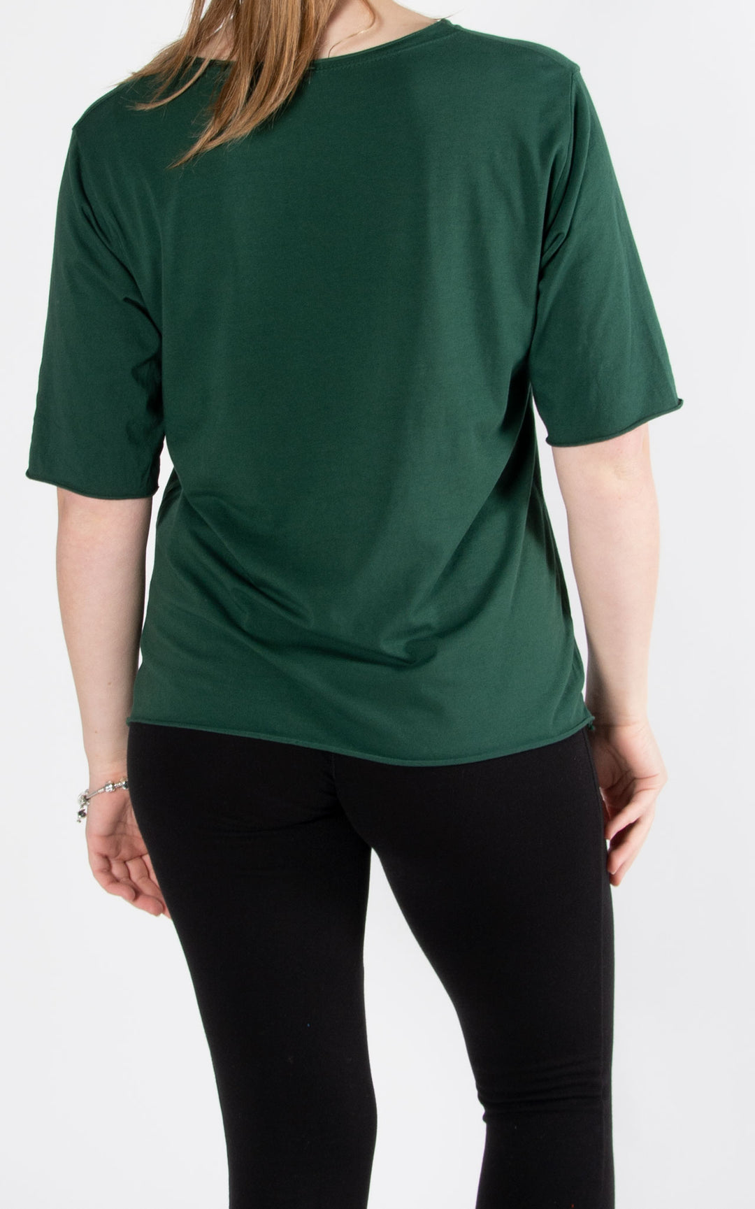 Tanya Basic T | Emerald Green