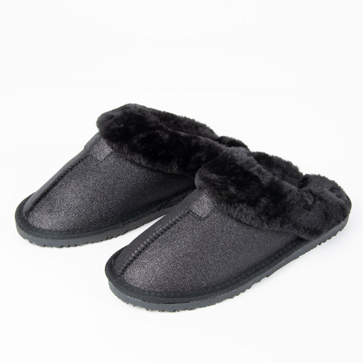 Gill Slipper Sparkle | Slipper| Black