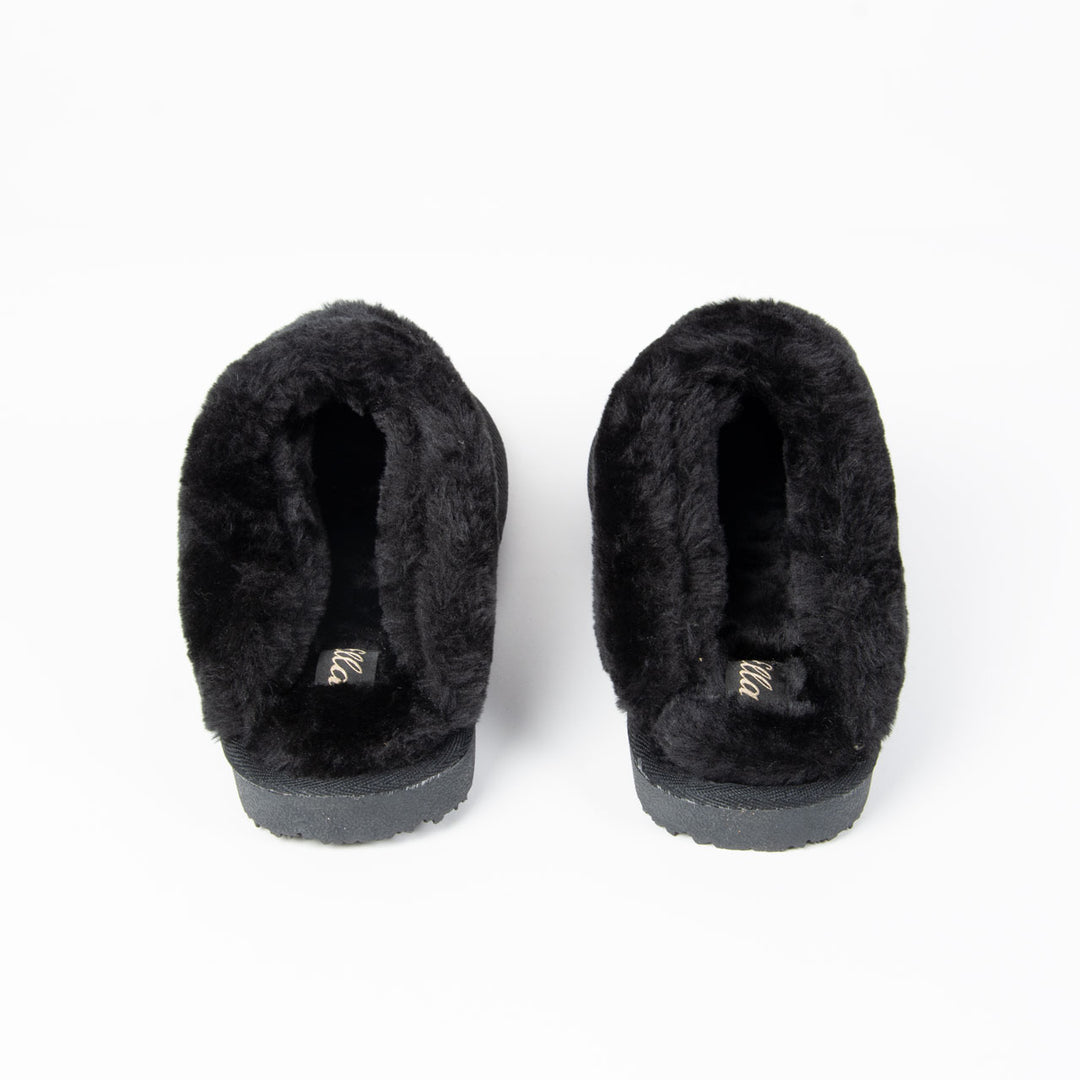 Gill Slipper Sparkle | Slipper| Black