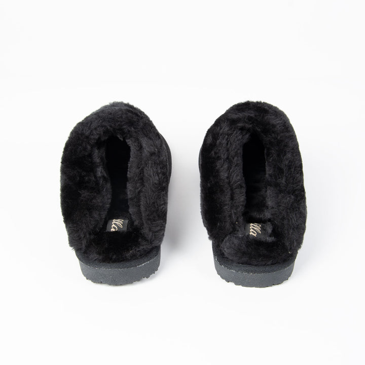 Gill Slipper Sparkle | Slipper| Black