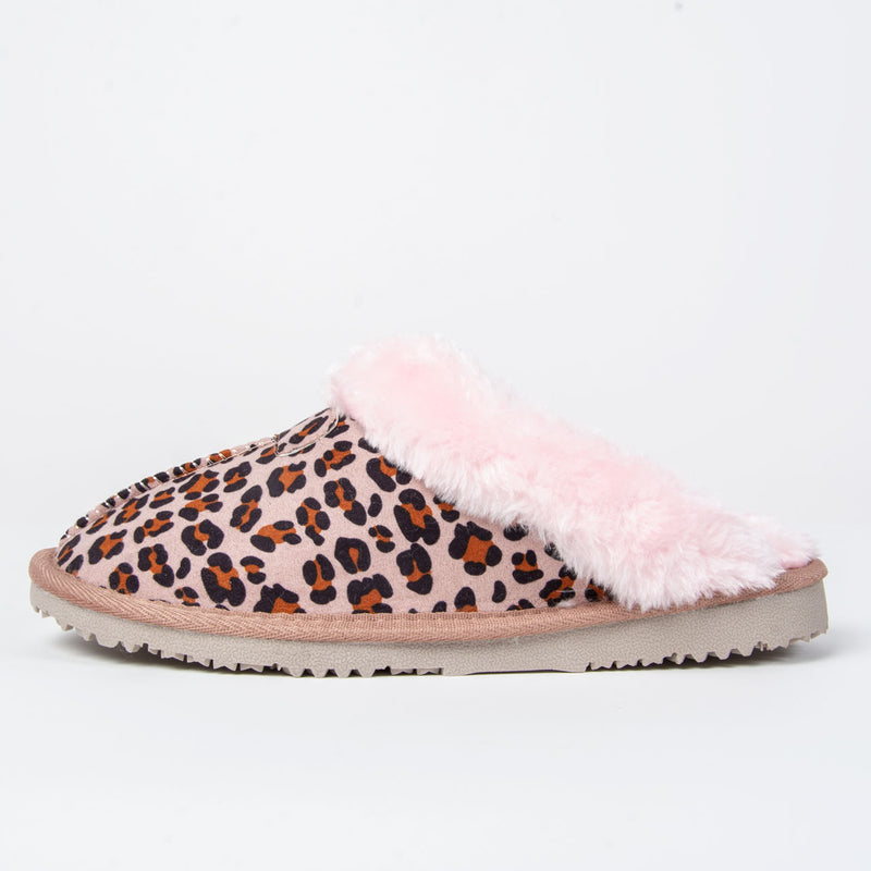 Jill Leopard | Slipper | Pink