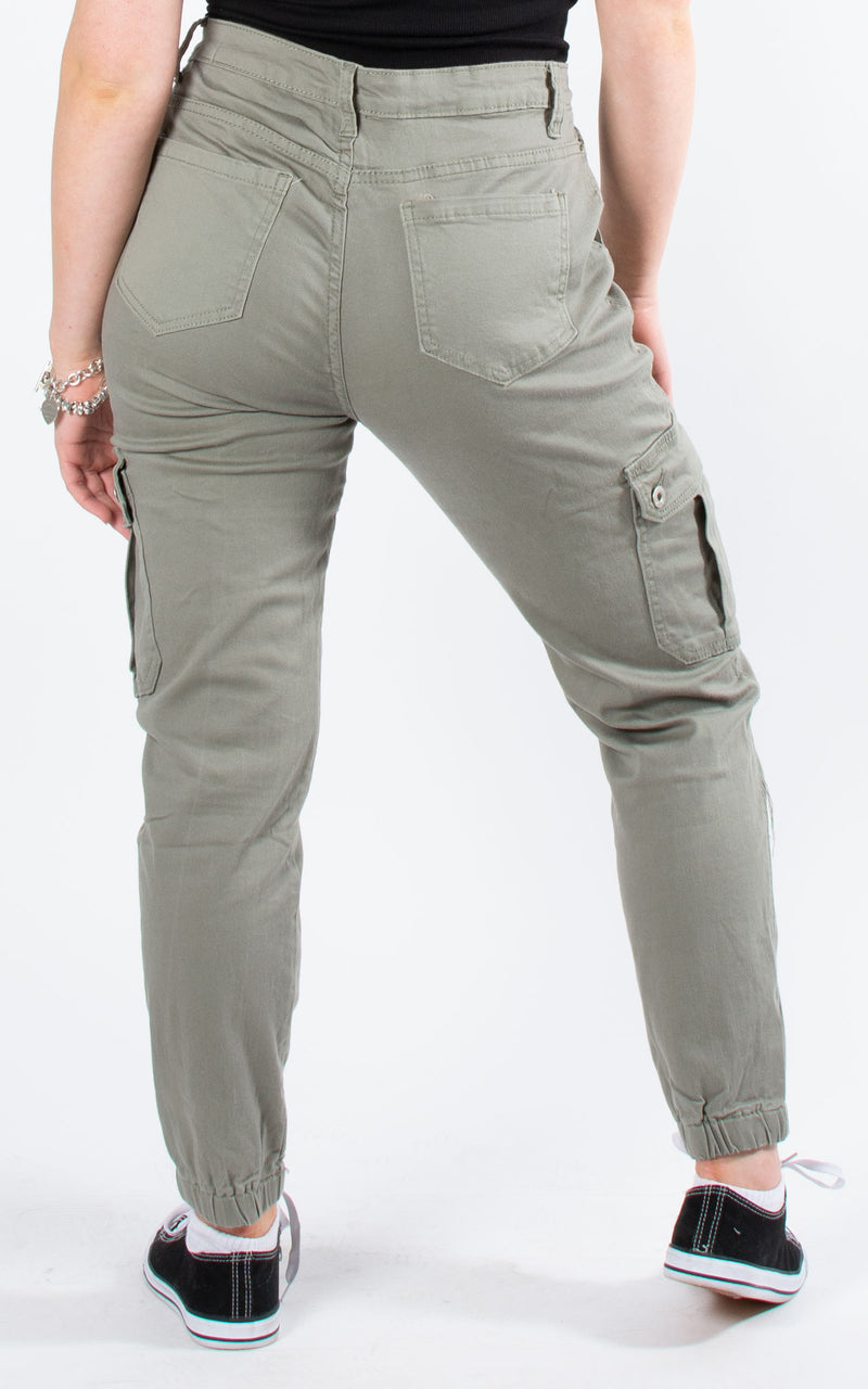 Kelly Cargo Pants | Khaki