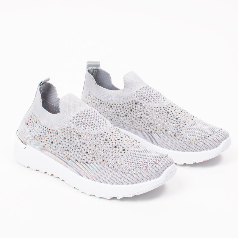 Lily Sparkle Trainer | Grey