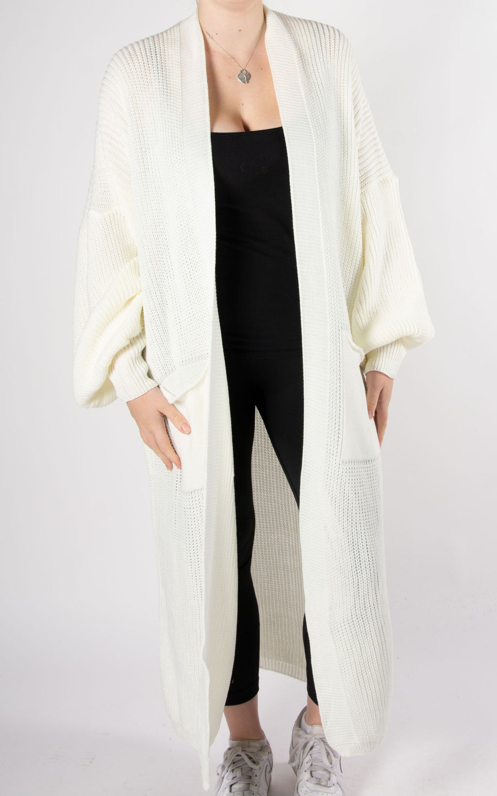 Ottie Oversized Cardigan | Cream