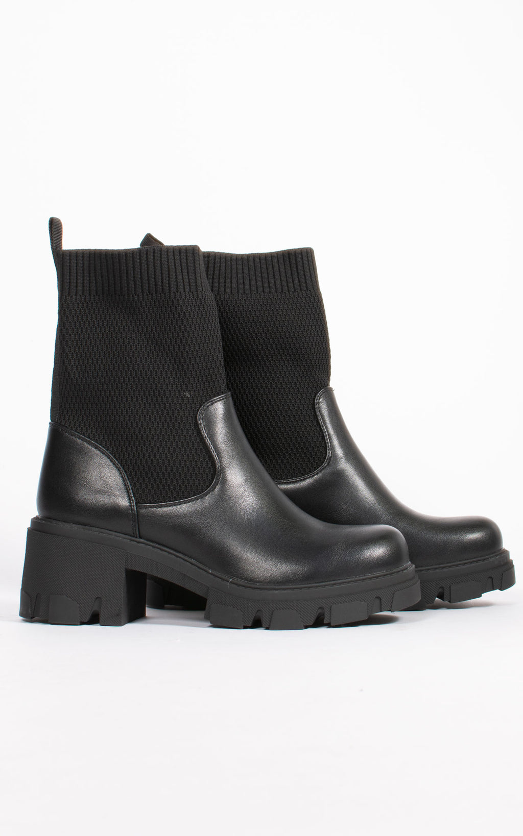 Sock Ankle Boot | Black
