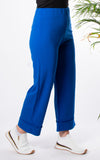 Turn Up Trousers | Cobalt