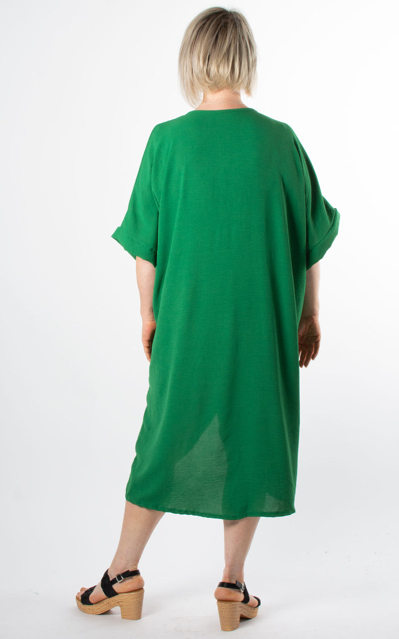 Whoopi V-neck Dress | Green