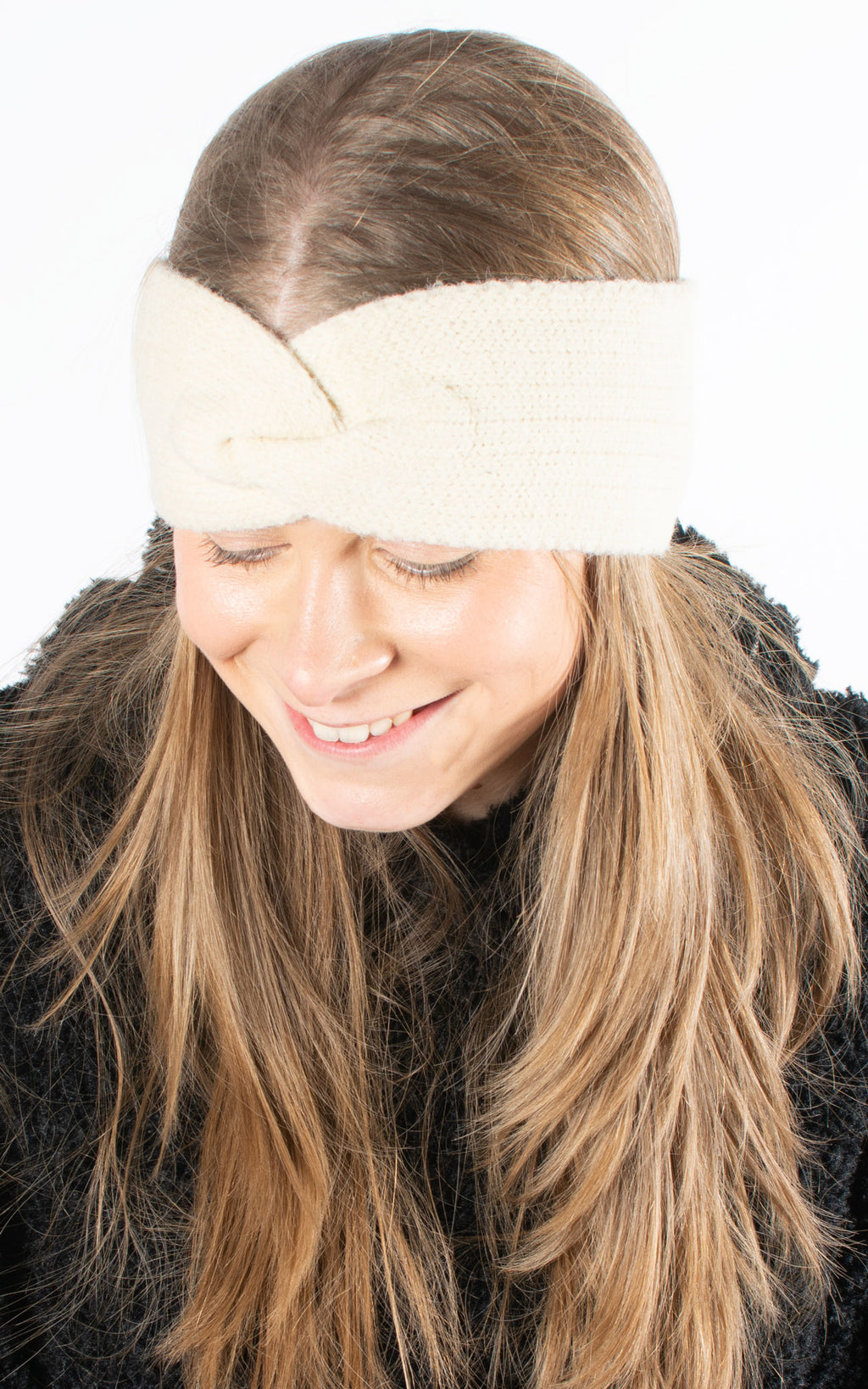 Winter Headband | Knitted | Beige