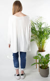 Xanthe Soft Knit Top | Winter White